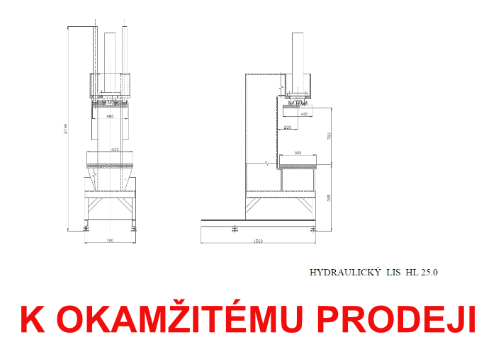 Tvářecí lis HL 25.0